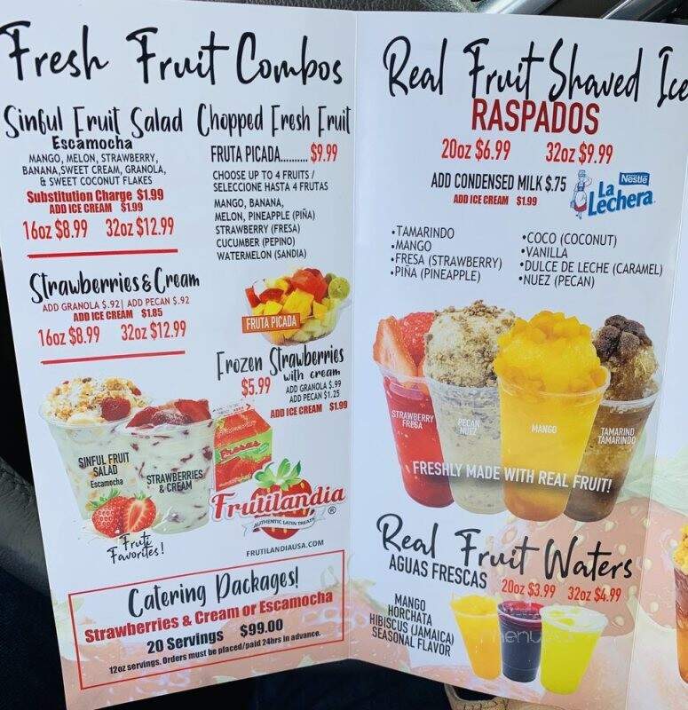 Fruitlandia - Mesa, AZ menu_pic