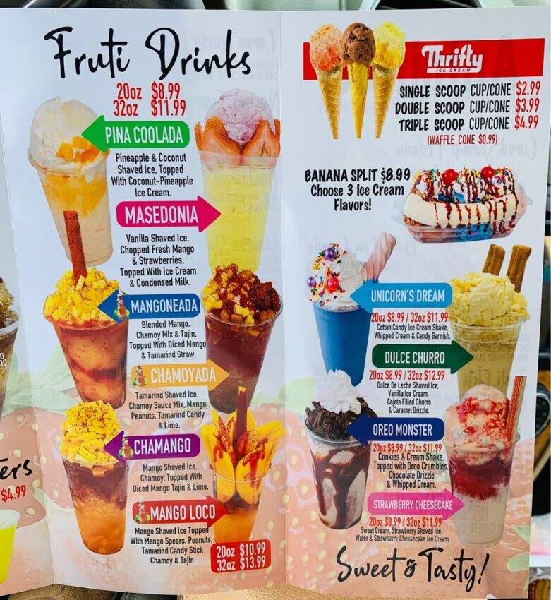 Fruitlandia - Mesa, AZ menu_pic