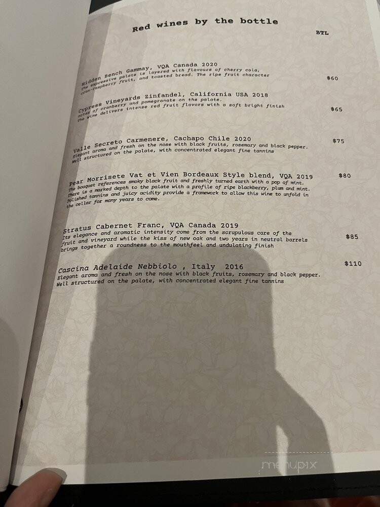 Roses Cocina - Toronto, ON menu_pic