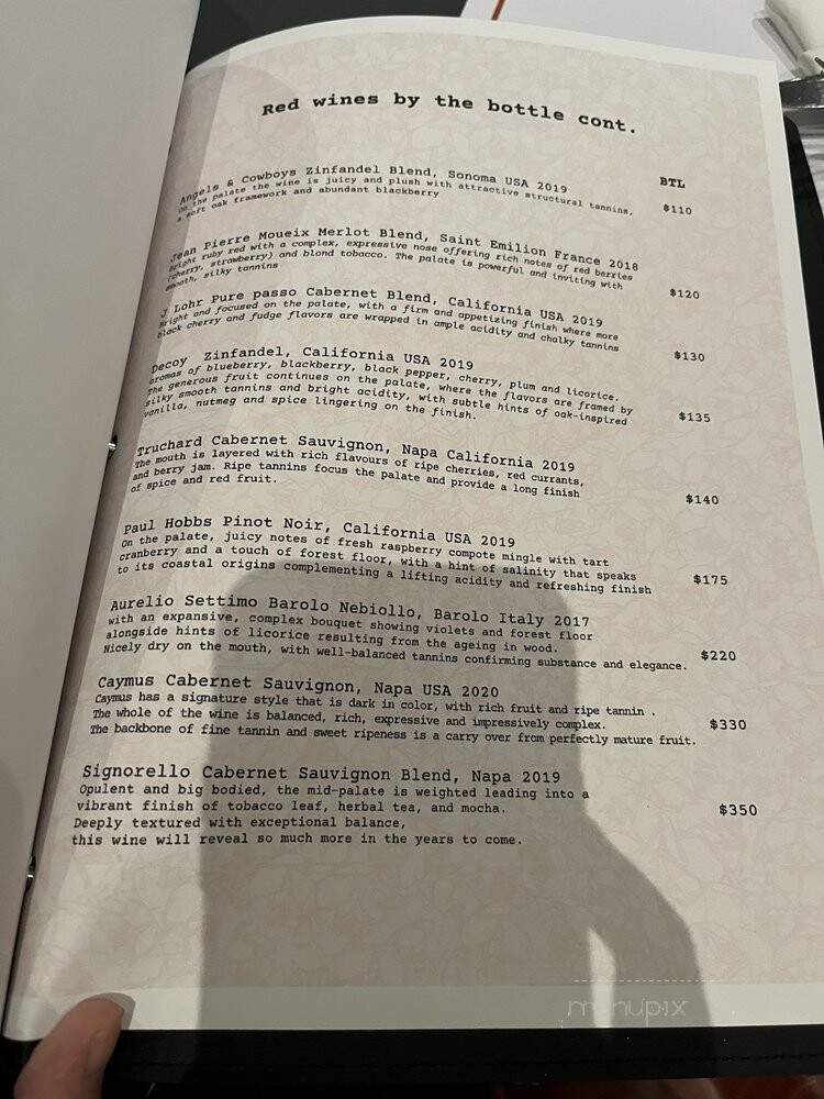 Roses Cocina - Toronto, ON menu_pic