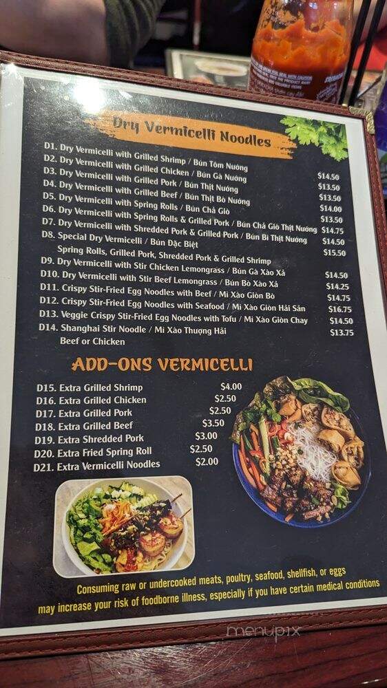 Pho South Corner - Philadelphia, PA menu_pic