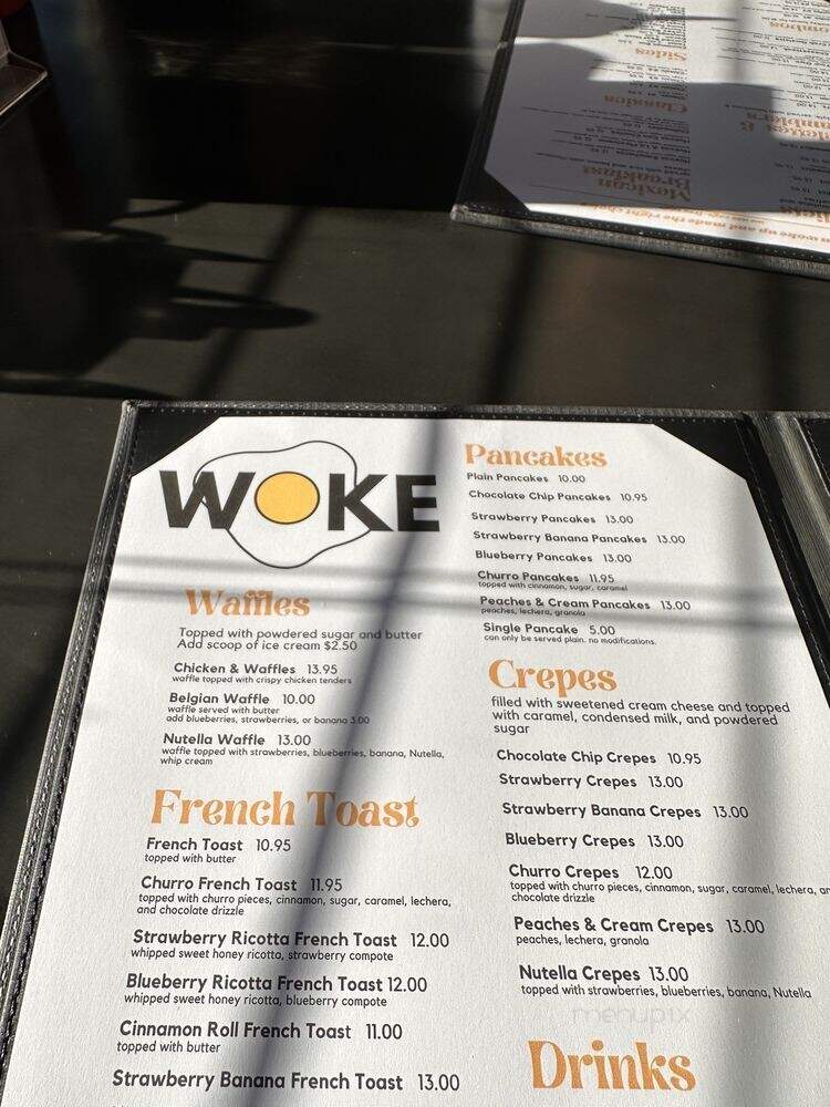 Woke Breakfast & Coffee - Coventry, CT menu_pic