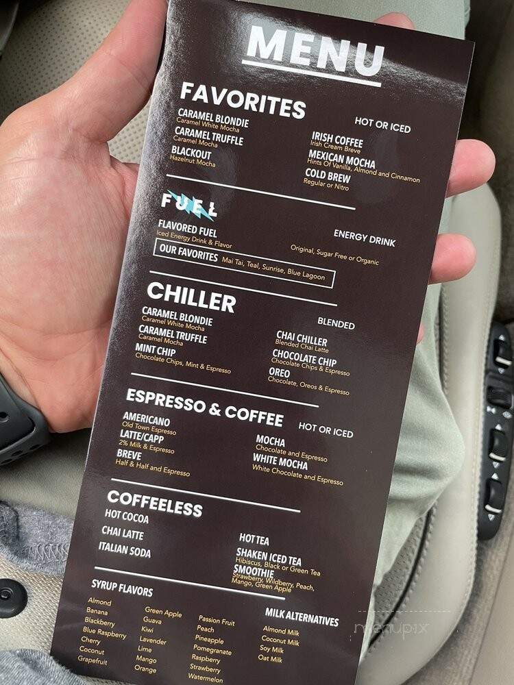 Black Rock Coffee Bar - Scottsdale, AZ menu_pic