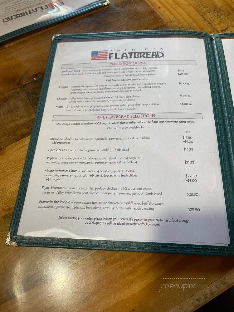 American Flatbread - Salem, MA menu_pic