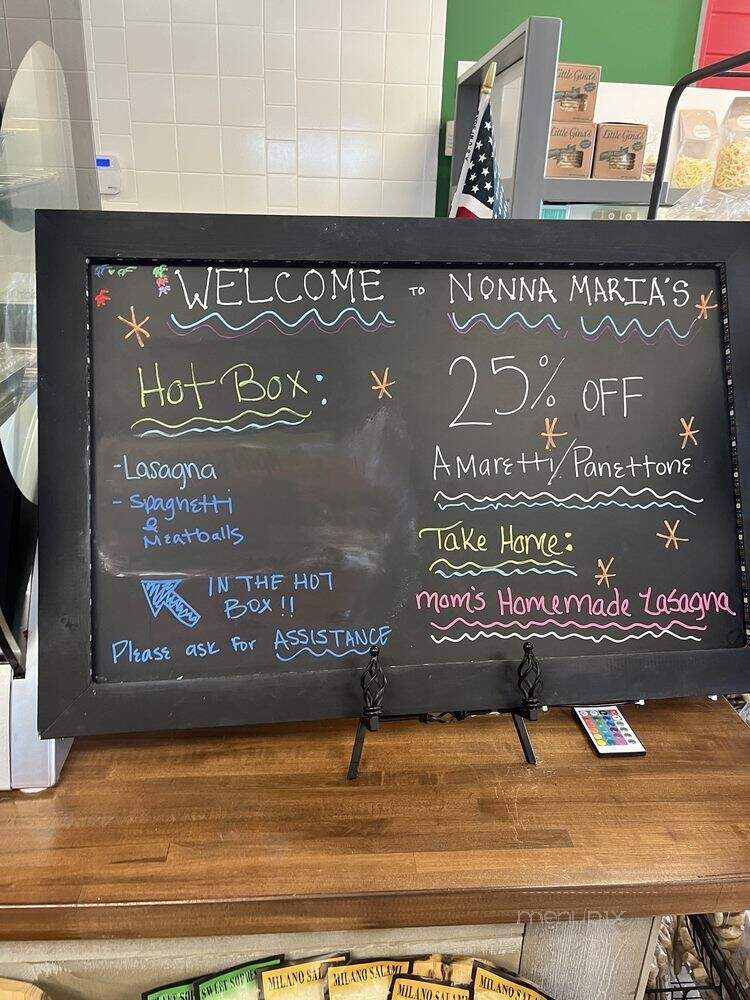 Nonna Maria's Italian Deli & Market - Matthews, NC menu_pic