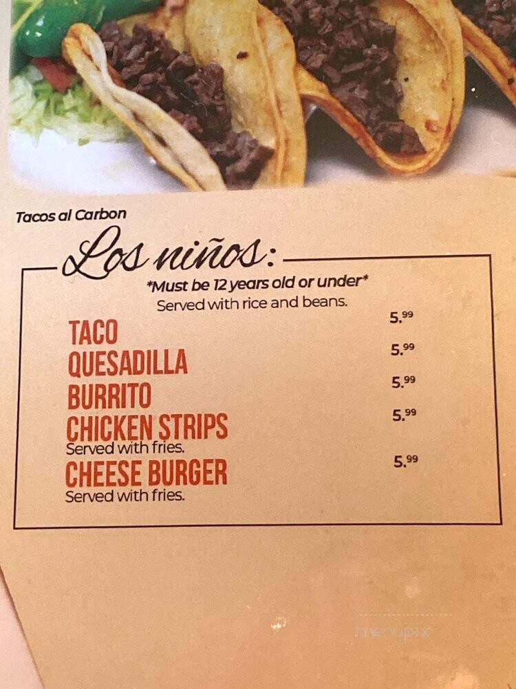 Santa Fe Mexican Grill & Cantina - Seattle, WA menu_pic