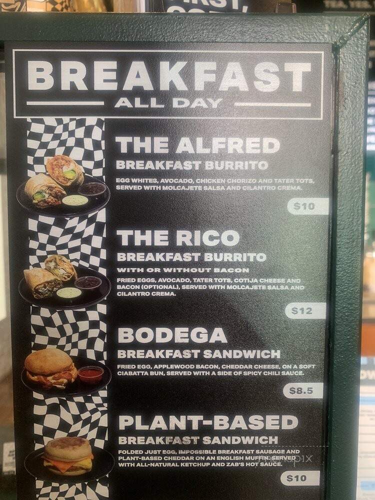 Alfred Coffee Pasadena - Pasadena, CA menu_pic