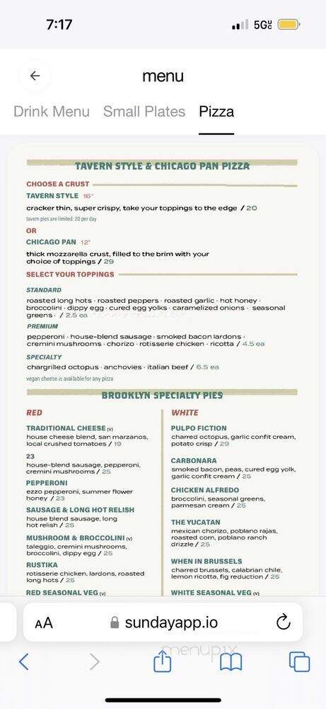 Hook & Master - Philadelphia, PA menu_pic