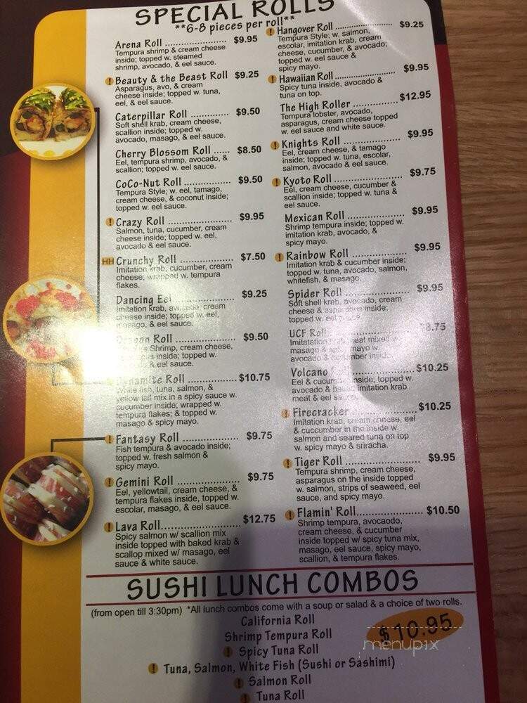 Kyoto Sushi & Grill - Oviedo, FL menu_pic