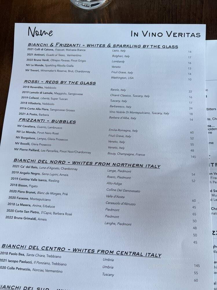 Nome - Bend, OR menu_pic