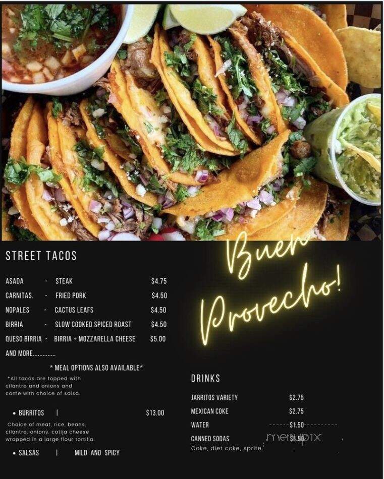 Tacos El Primo - Anchorage, AK menu_pic