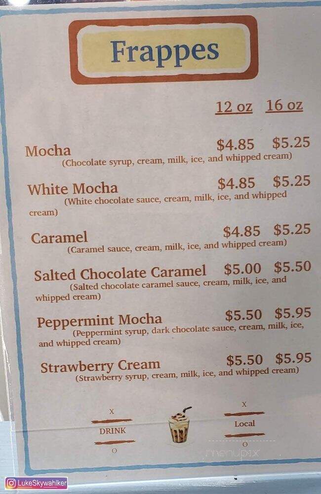 The Light House Coffee Bar - Fort Wayne, IN menu_pic