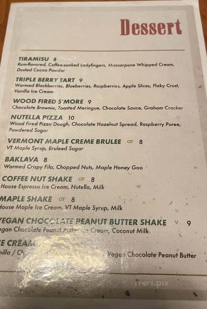 Off the Rails - Saint Albans, VT menu_pic
