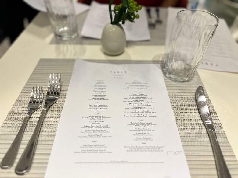 Table by Antonio Bachour - Miami, FL menu_pic