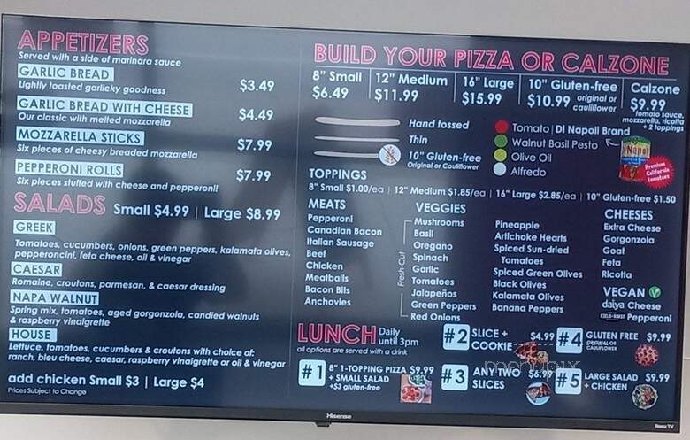 Pepperoni's - College Station, TX menu_pic
