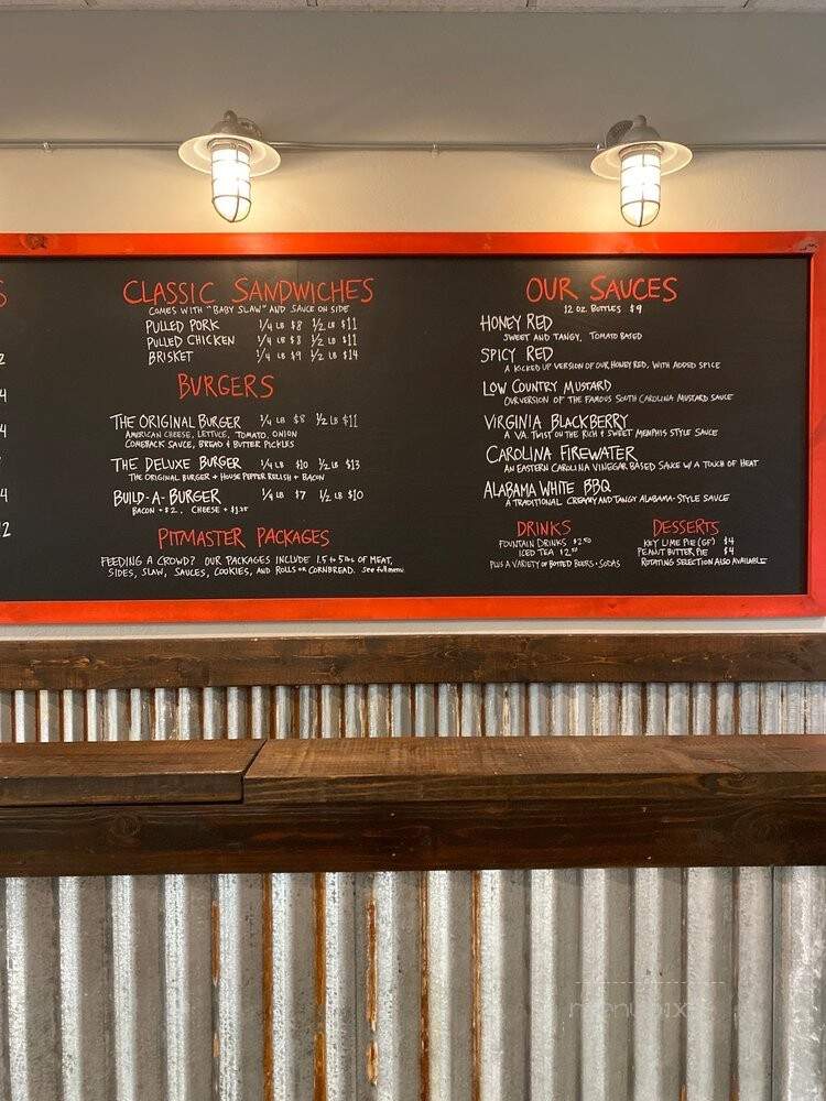 Smoked Kitchen - Charlottesville, VA menu_pic