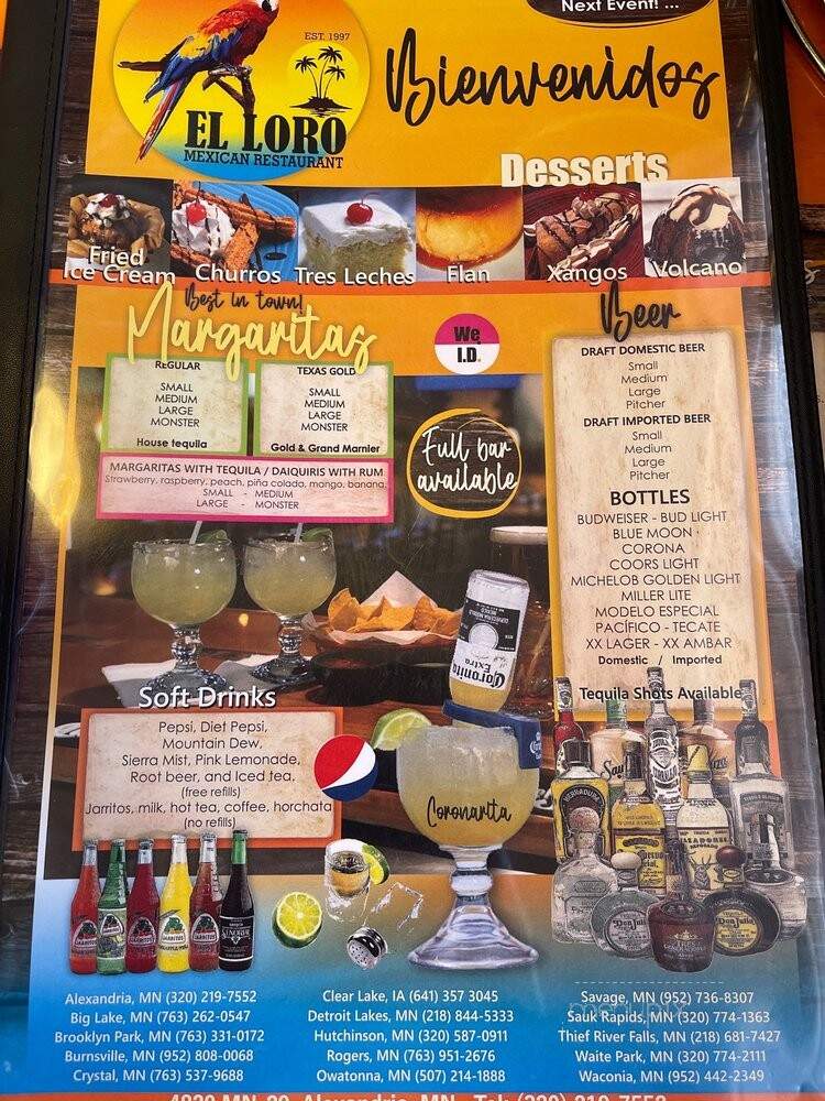 El Loro Mexican Restaurant - Alexandria, MN