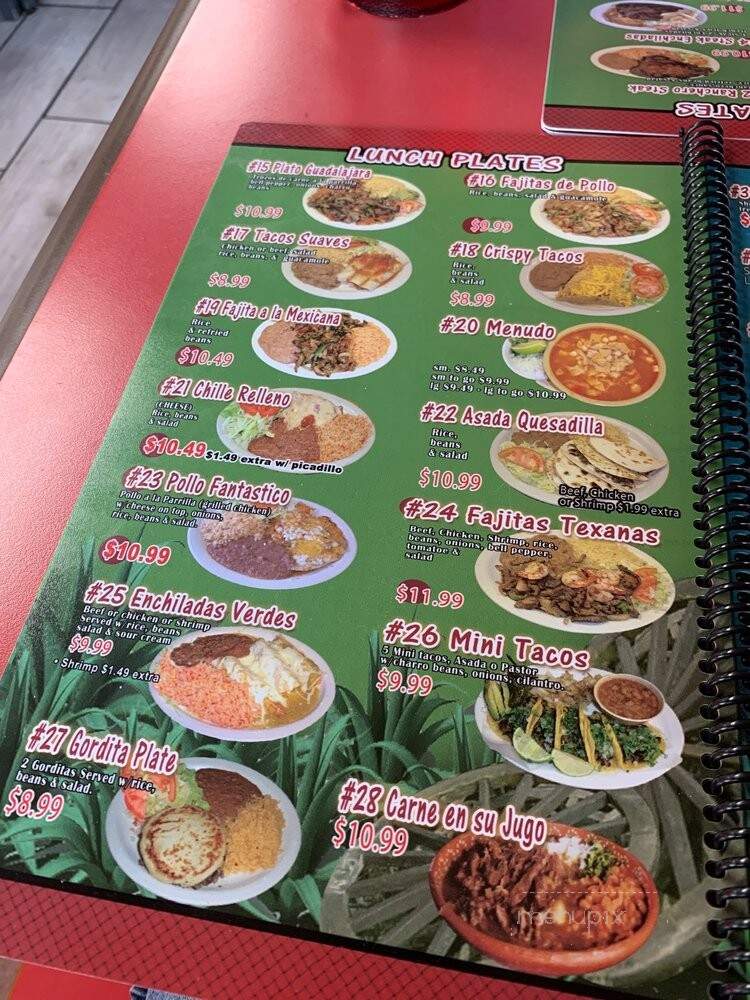 Jimador 2 Mexican Restaurant - San Antonio, TX menu_pic