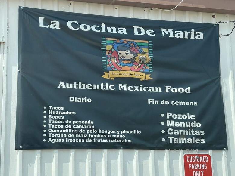 La Cocina de Maria - Dalhart, TX menu_pic