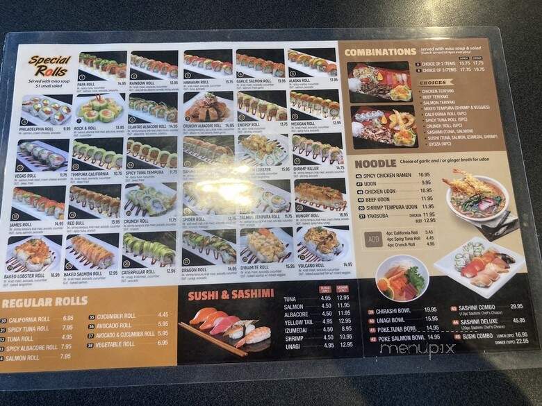 Papa Sushi & Roll - Covina, CA menu_pic