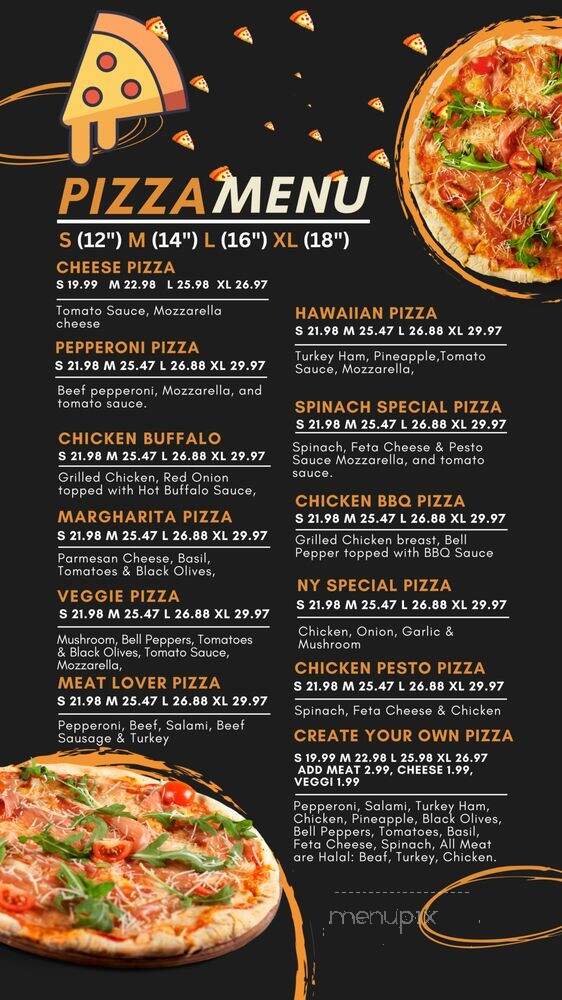 Big Apple Pizza N Grill - San Francisco, CA menu_pic