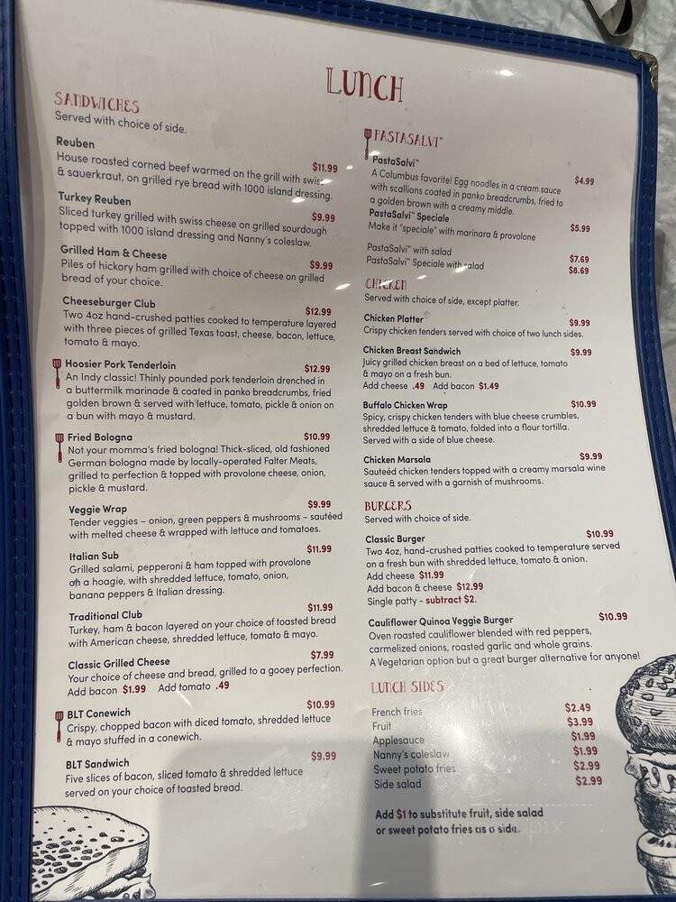Delaney's Diner - Groveport, OH menu_pic