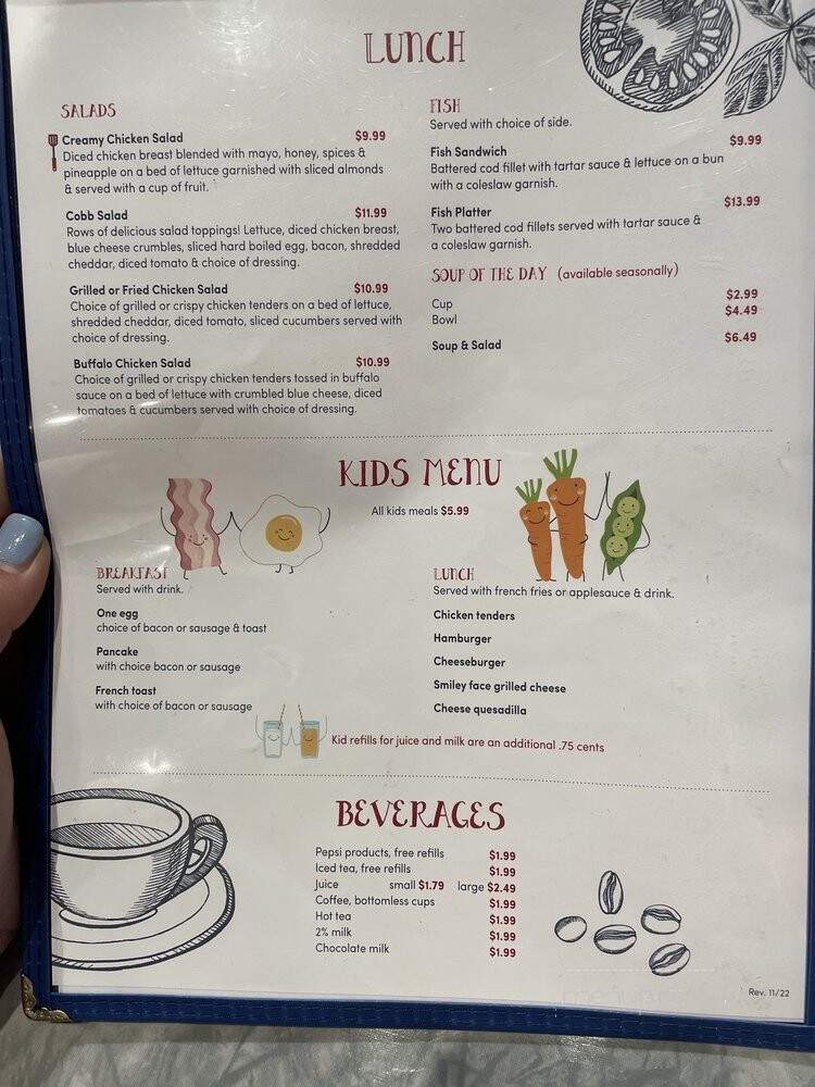 Delaney's Diner - Groveport, OH menu_pic