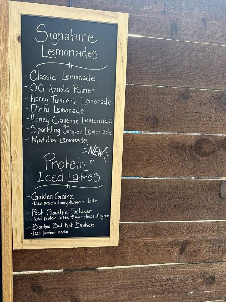 Pull Through Coffee Bar - Dallas, TX menu_pic
