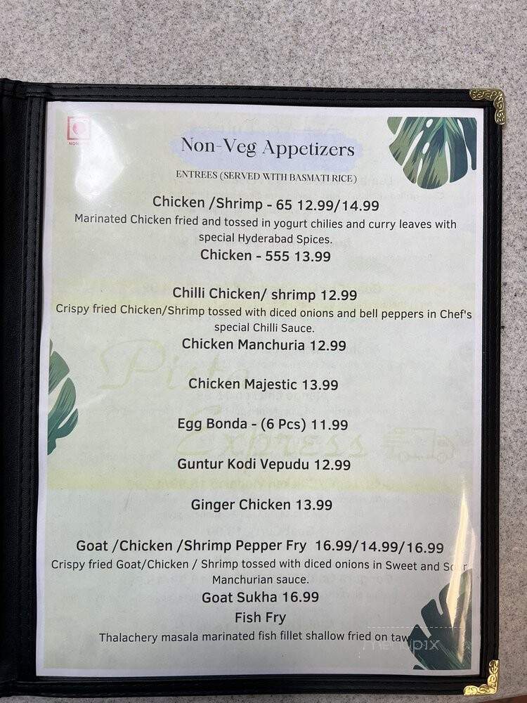 Pista Express - Midland, TX menu_pic