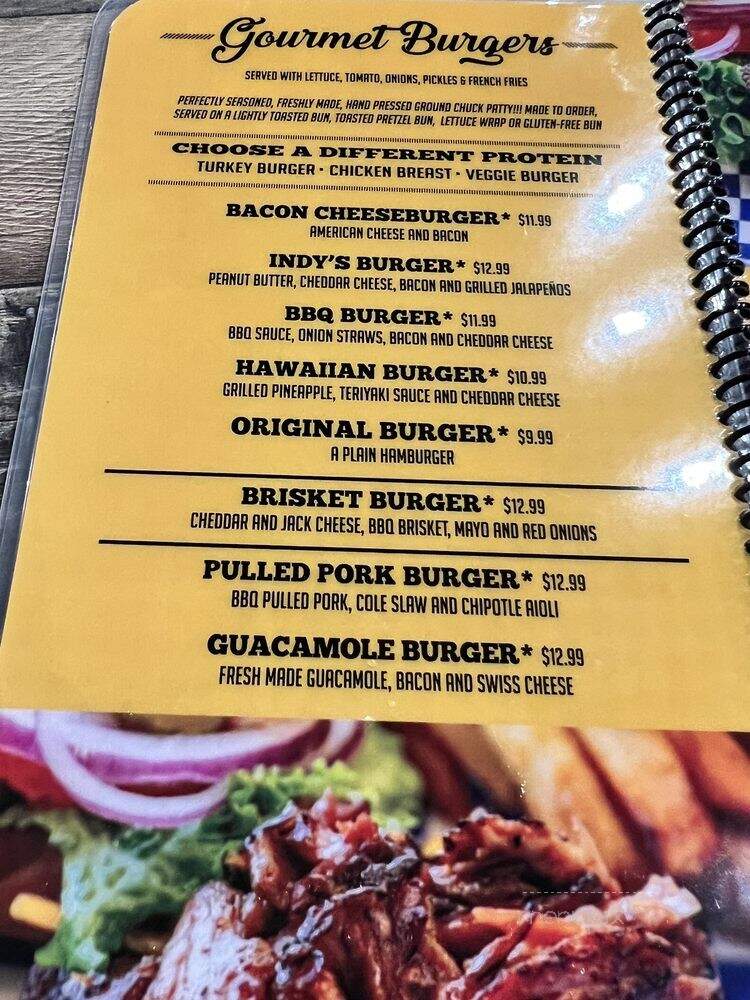 The Burger Joint - Indianapolis, IN menu_pic