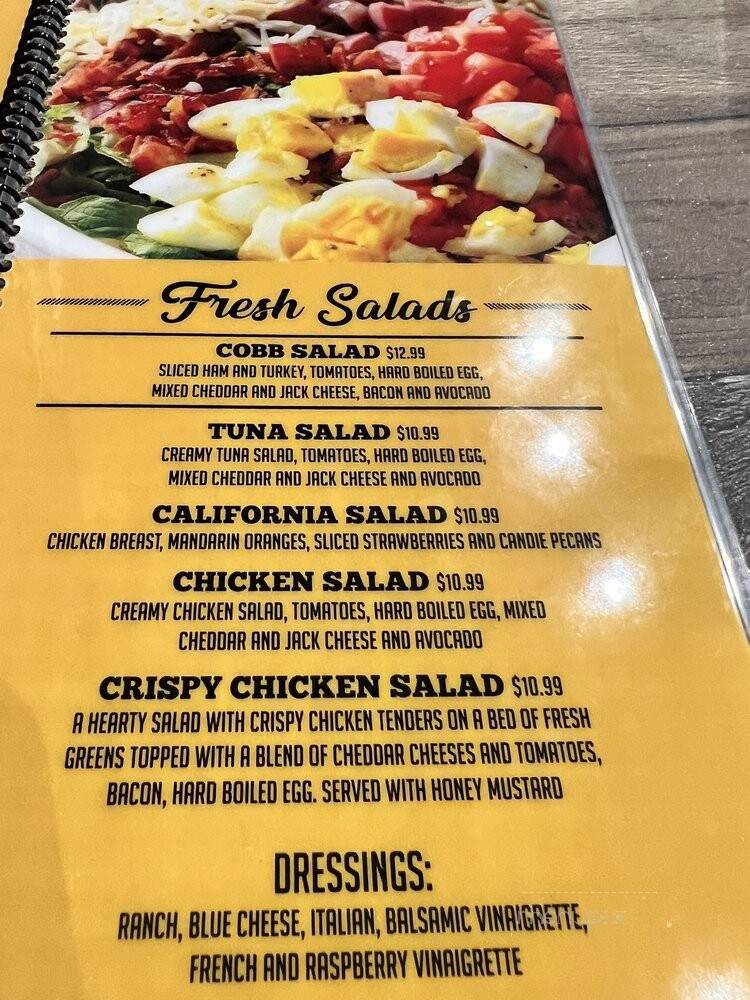 The Burger Joint - Indianapolis, IN menu_pic