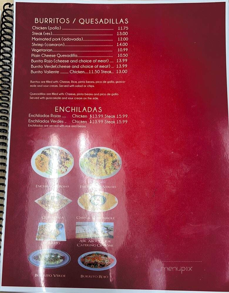 Andrea's Taqueria - Lynn, MA menu_pic