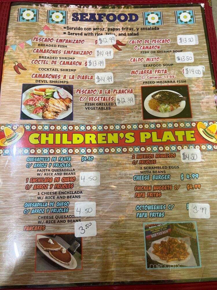 Takeria Super - Pasadena, TX menu_pic