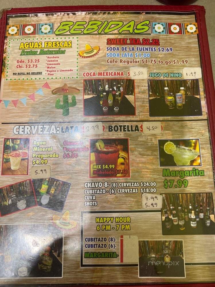Takeria Super - Pasadena, TX menu_pic