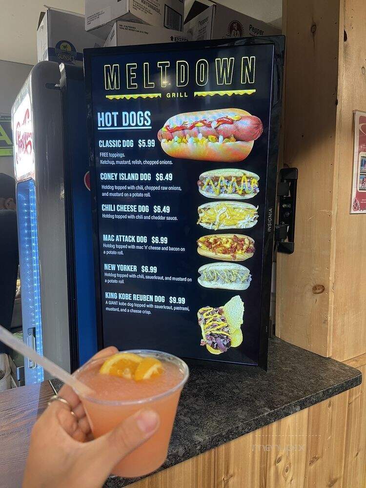 Meltdown Grill - Hartford, CT menu_pic