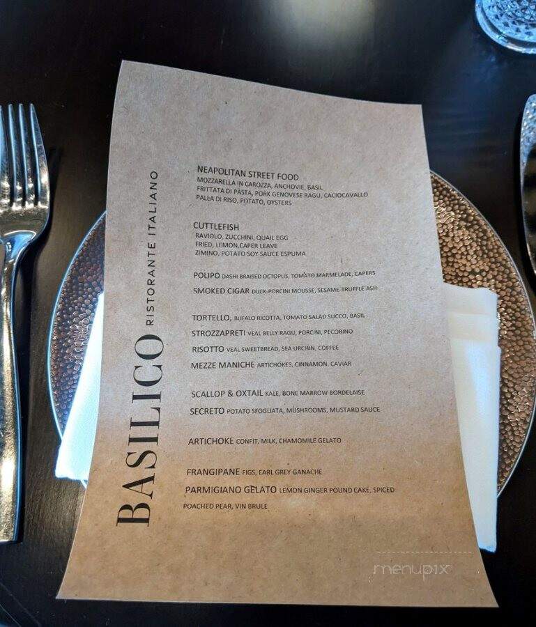 Basilico Ristorante Italiano - Las Vegas, NV menu_pic