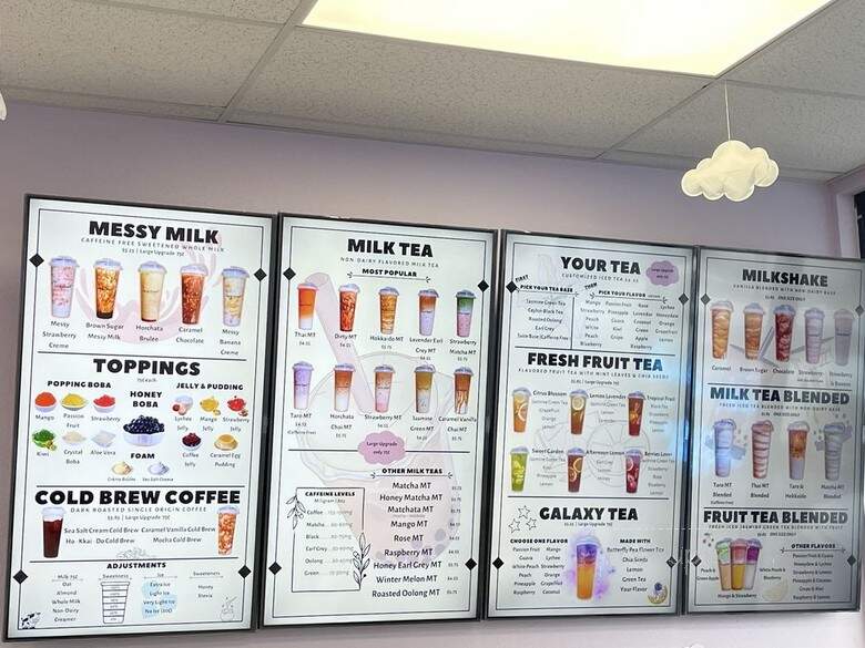 Tea Be Honest - Indio, CA menu_pic