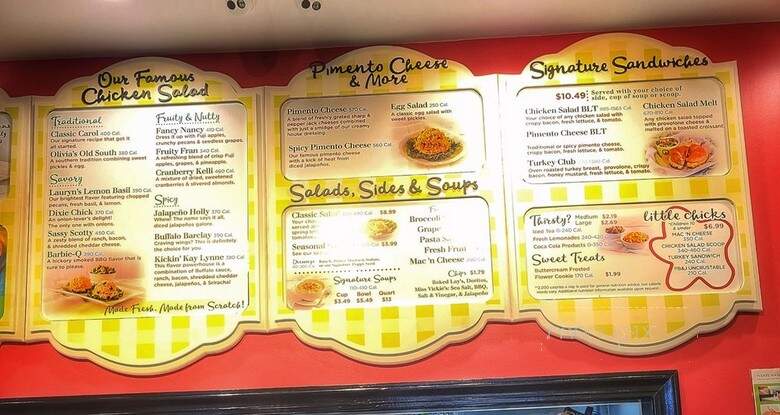 Chicken Salad Chick - Bloomington, IN menu_pic