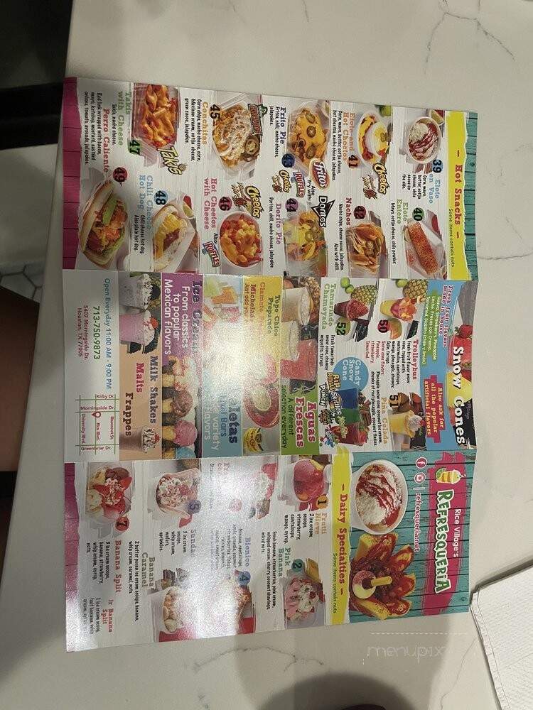 Refresqueria at Rice Village - Houston, TX menu_pic