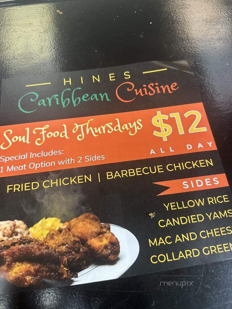 Hines Caribbean Cuisine - Tampa, FL menu_pic