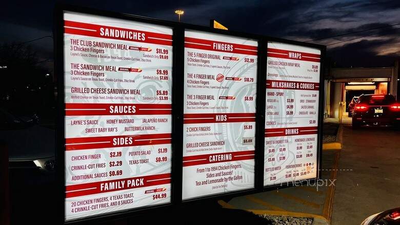 Layne's Chicken Fingers - Houston, TX menu_pic