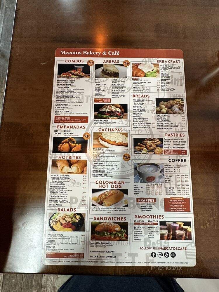 Mecatos Bakery & Cafe - Ocoee, FL menu_pic