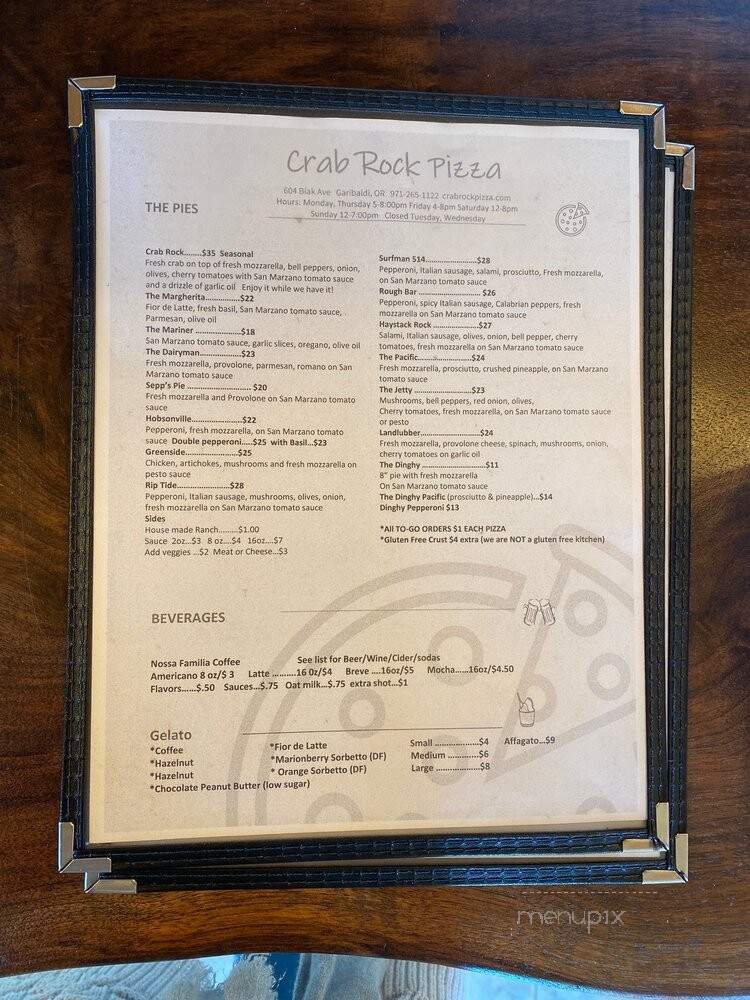 Crab Rock Pizza - Garibaldi, OR