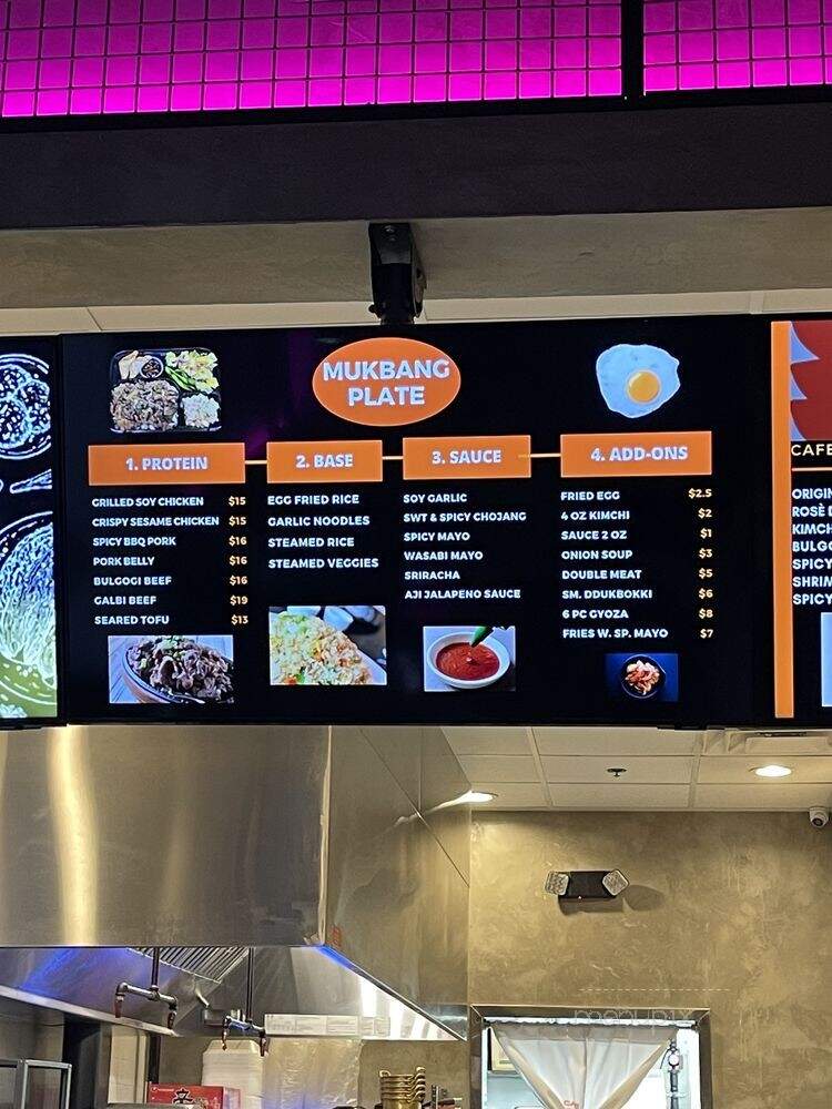 Cafe Mukbang - Los Angeles, CA menu_pic