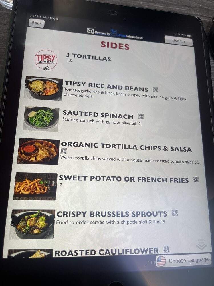 Tipsy Taco - Scarsdale, NY menu_pic