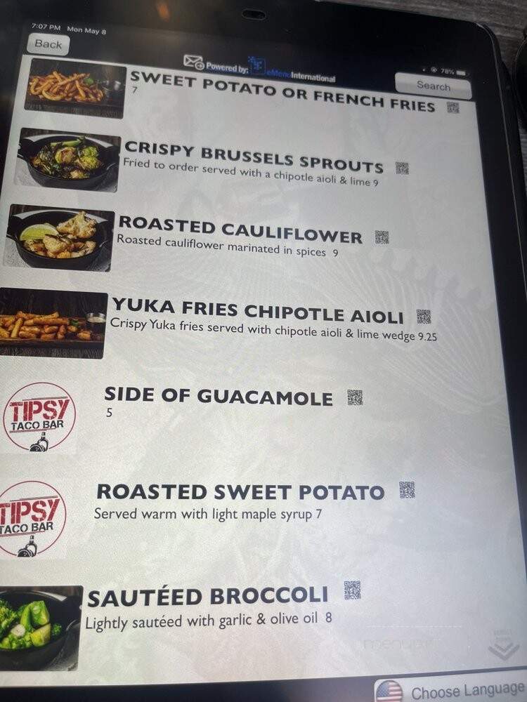 Tipsy Taco - Scarsdale, NY menu_pic
