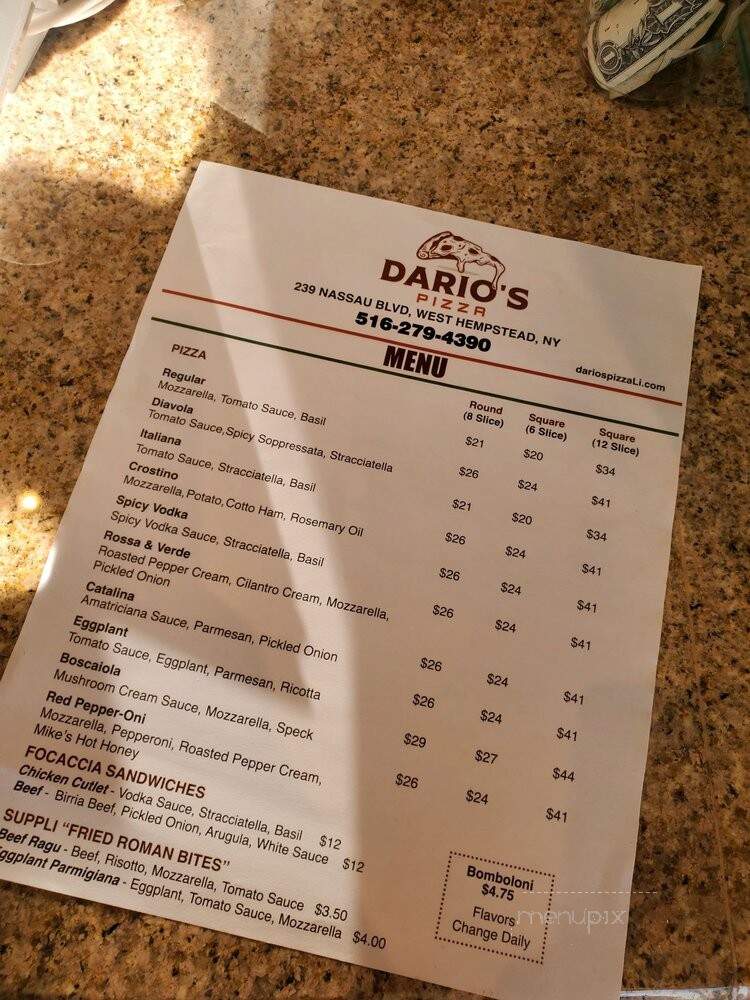 Dario's Pizza - West Hempstead, NY