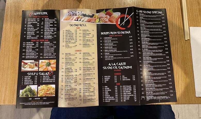 U-Yee Sushi - Punta Gorda, FL menu_pic