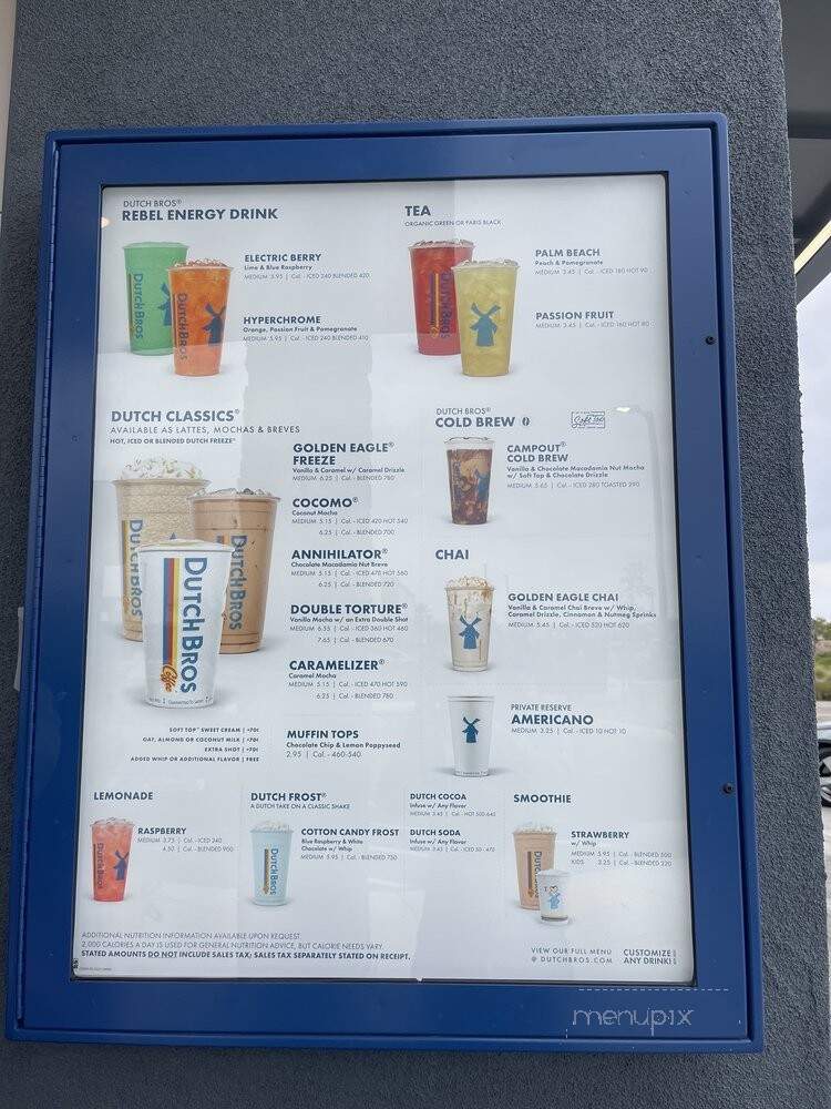 Dutch Bros Coffee - Rialto, CA menu_pic