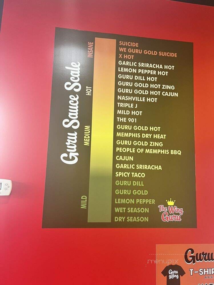 The Wing Guru - Brookhaven, GA menu_pic